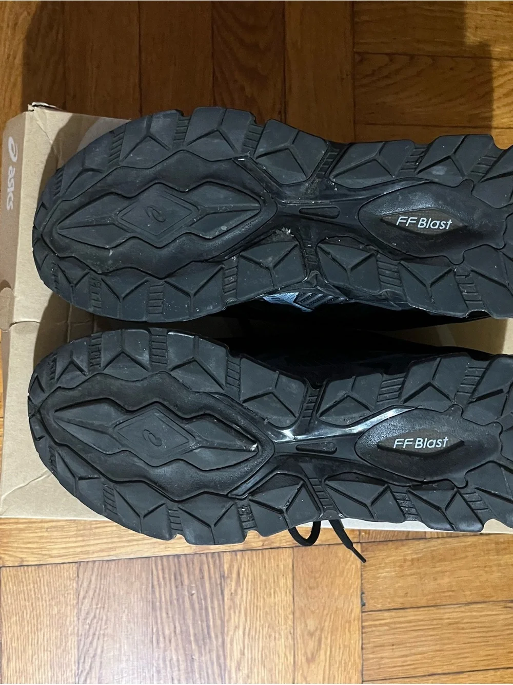 Asics Black Men's Athletic Running Sneakers